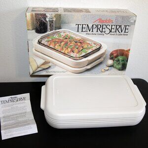 ALADDIN TEMPRESERVE Insulated Server for 9x13 Dishes - with instructions